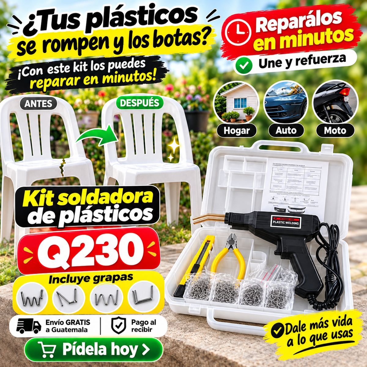 Kit De Soldadura Automatica Portatil Plasticos
