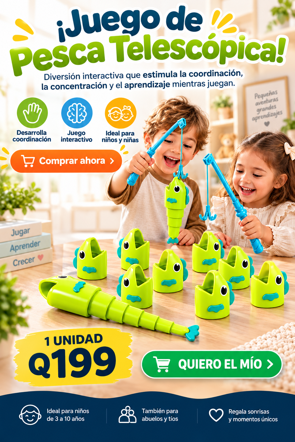 Juego de Pesca + Envio Gratis