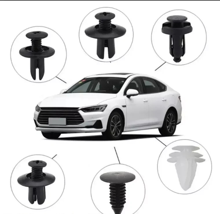 KIT 100 CLIPS "REMACHES" PARA CARRO.