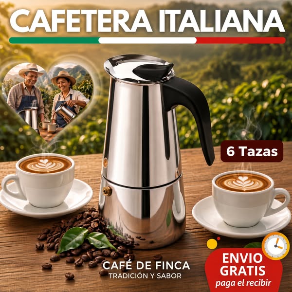 Cafetera Italiana | Envio Gratis