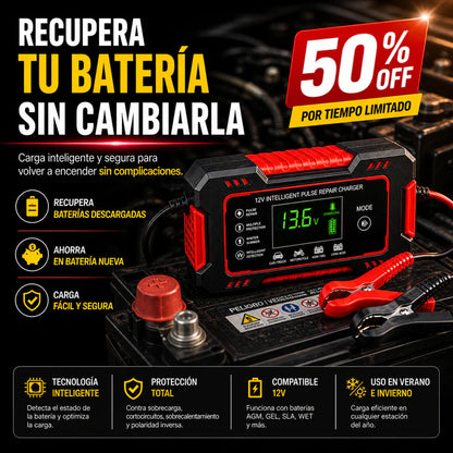 Cargador Reparador Inteligente de Baterías