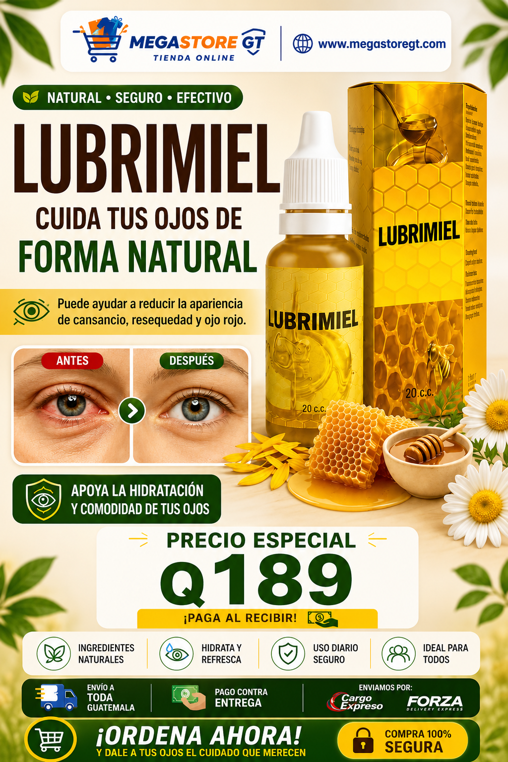 Lubrimiel Gotas Visión + ENVIO GRATIS