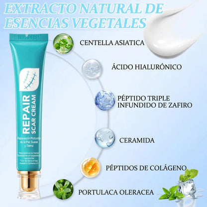 Deje de tapar la cicatrices. Empiece a repararlas — SADOER Repair Cream + Envío Gratis