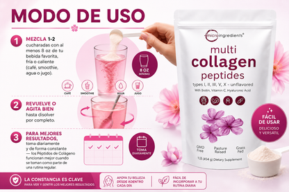 Péptidos de colágeno múltiple Microingredients™ Original