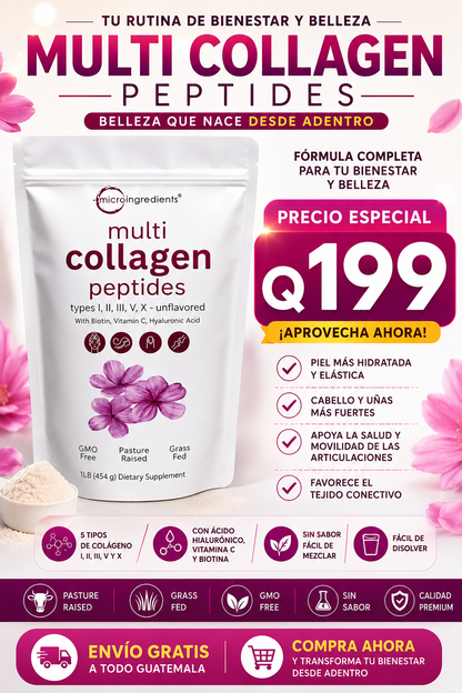 Péptidos de colágeno múltiple Microingredients™ Original