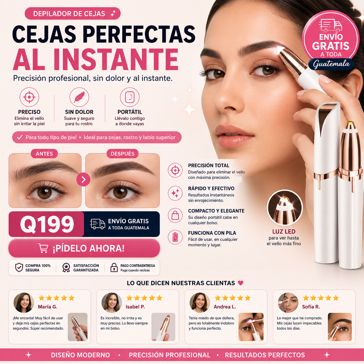 DEPILADOR FACIAL PORTATIL