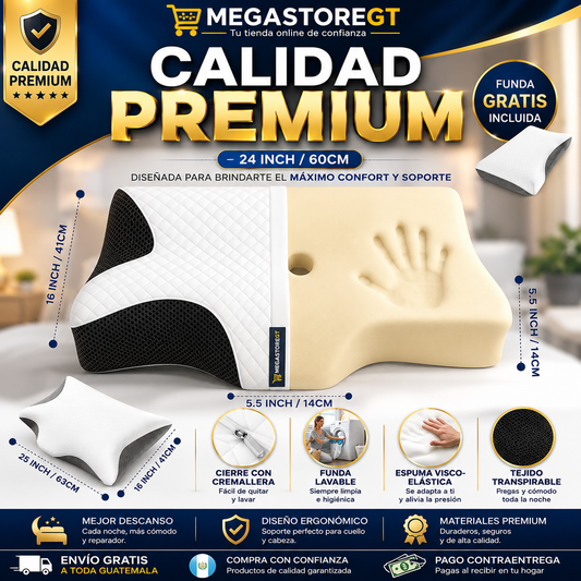 OrthoSleep™ – Almohada Cervical + ENVIO GRATIS