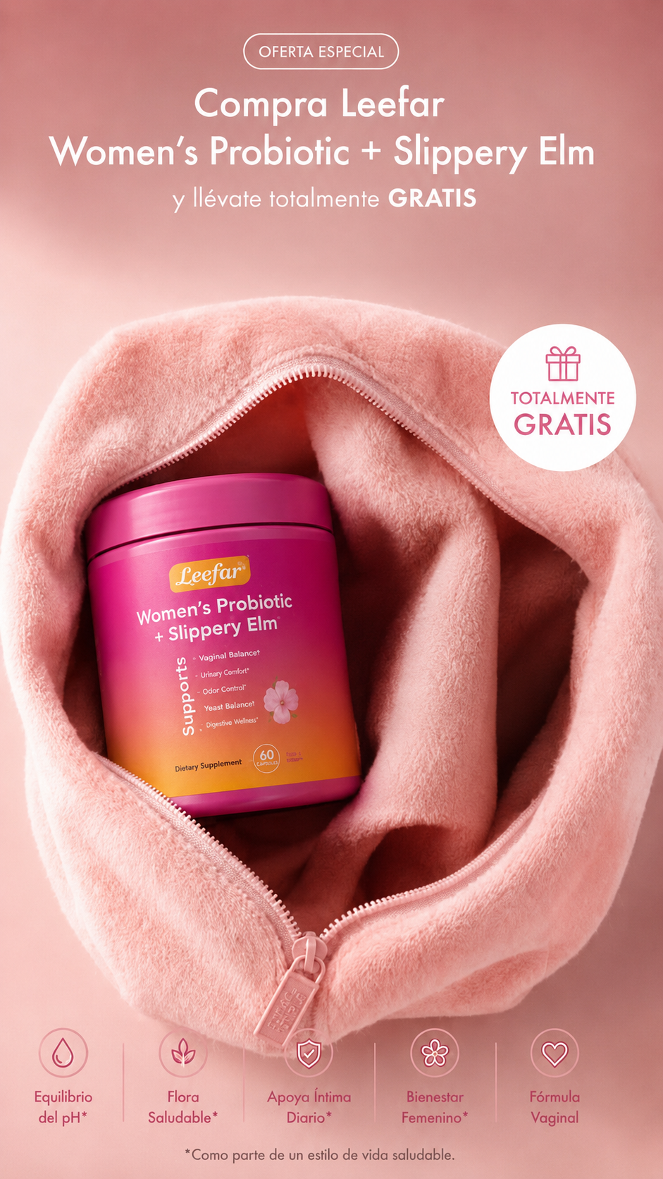Leefar Women’s Probiotic + ENVIO GRATIS