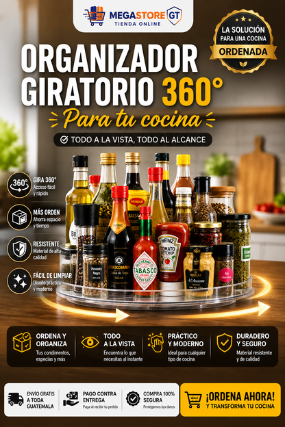 Organizador Giratorio 360° Multifuncional