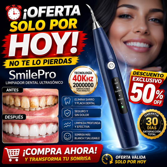 Removedor SmilePro®  ORIGINAL. Limpieza Ultrasónica + ENVIO GRATIS