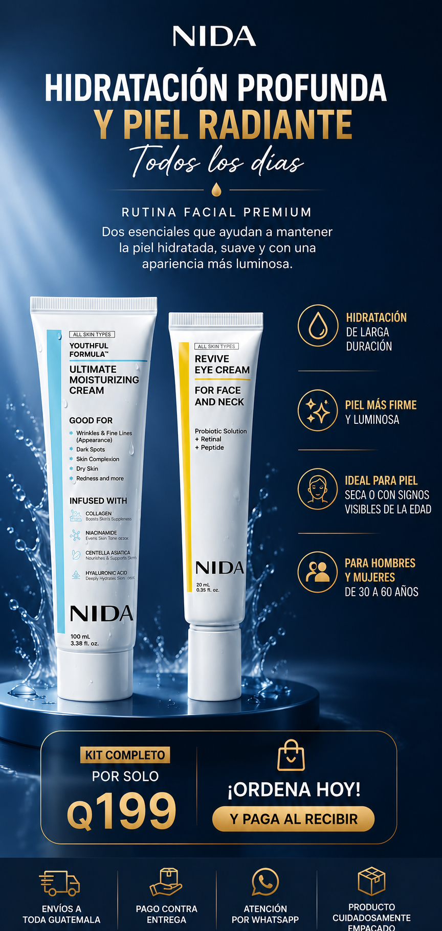 ✨ Cuida tu piel con NIDA y recibe ENVÍO GRATIS