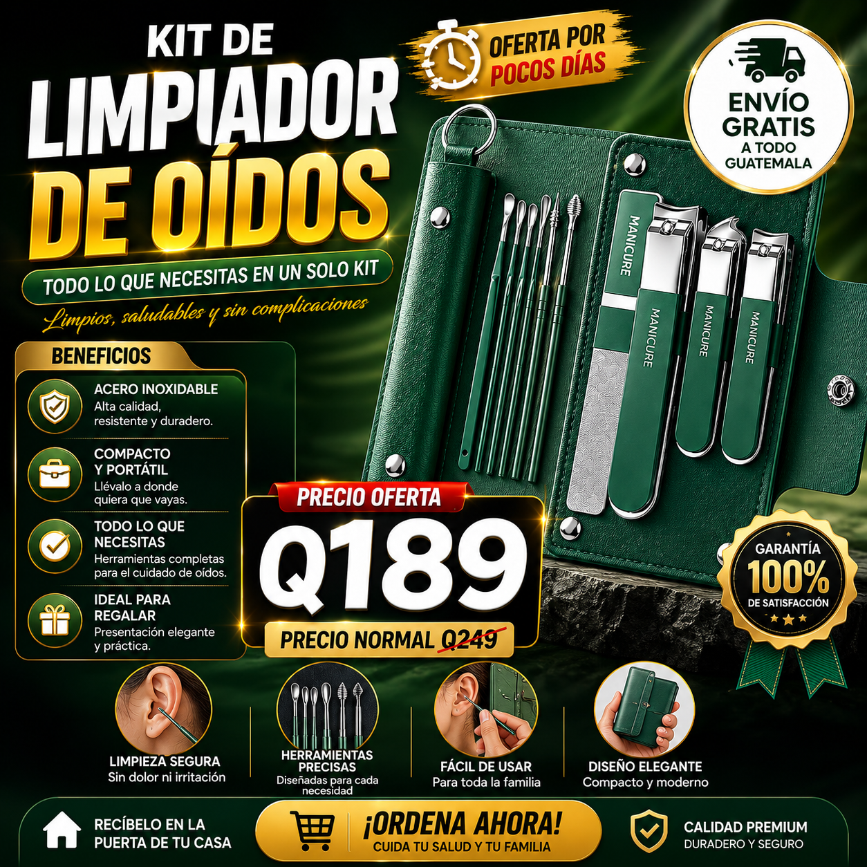 Adiós Hisopos: Extrae Cerumen + Escucha Mejor