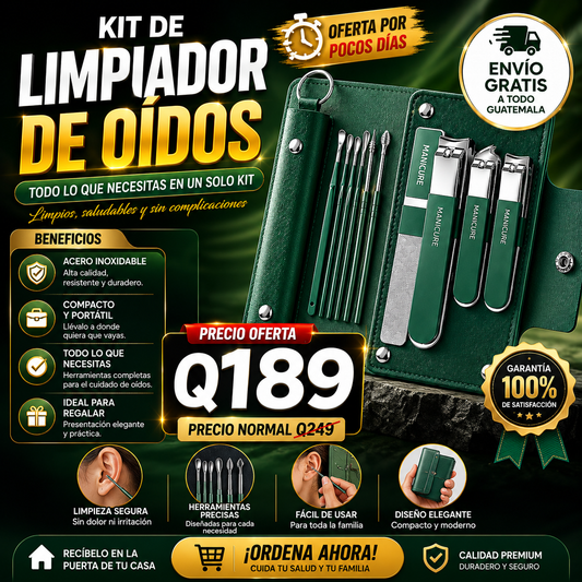 Adiós Hisopos: Extrae Cerumen + Escucha Mejor