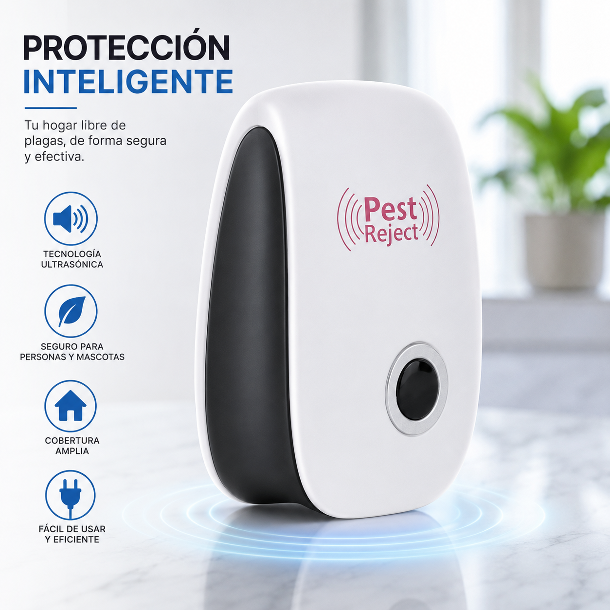 PEST REPELLER™ | Repelente Ultrasonico De Plagas Potente