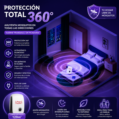 PEST REPELLER™ | Repelente Ultrasonico De Plagas Potente