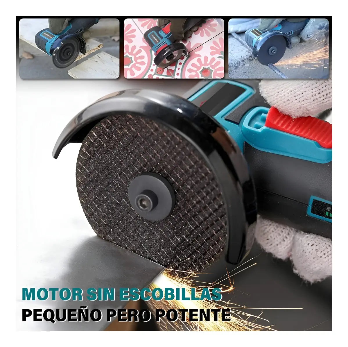 Pulidora Roby Inalambrica Doble Bateria Recargable Estuche 2 Discos