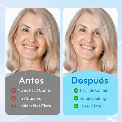 Dentadura ajustable para una sonrisa natural y segura. Hacemos envíos gratis🎁  a todo Guatemala