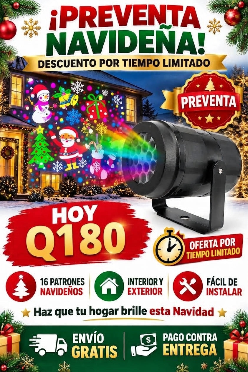 Proyector Navidad Mágica﻿