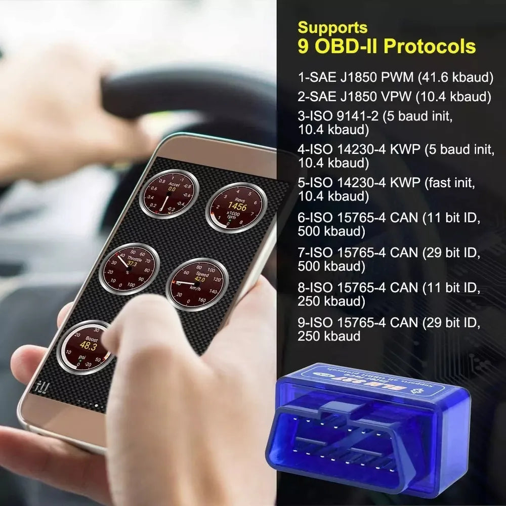 Mini Escáner de Diagnóstico para Autos + Envío Gratis