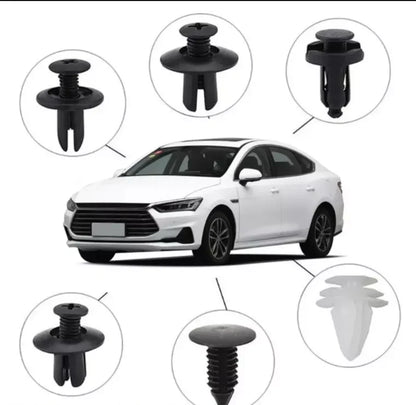 KIT 100 CLIPS "REMACHES" PARA CARRO.