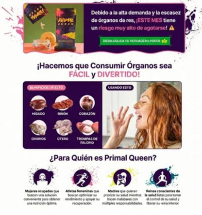 Primal Queen™ –Apoya el equilibrio hormonal femenino Aumenta energía y resistencia natural + Regalo
