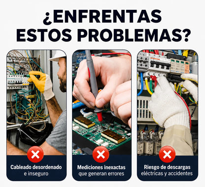 ✍️⚡Comprobador de voltaje inteligente sin contacto: la mejor herramienta para electricistas, segura y eficiente💡