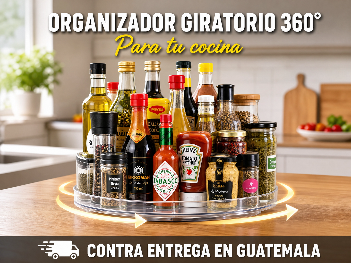 Organizador Giratorio 360° Multifuncional